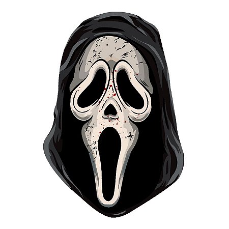 Painel Decoração Halloween Quadro Pânico Horripilante 47cm