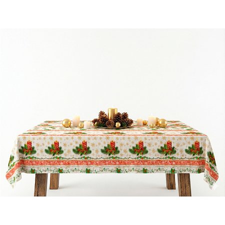 Toalha Festa Natal Decoração Natalina Aniversário 1,40m x 1m