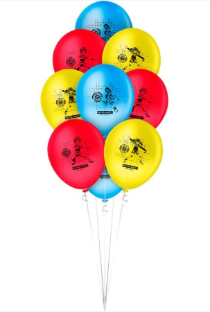 25 Bexigas Balão N9 Decoração Beyblade Aniversário
