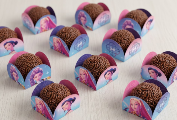 40 Forminhas Para Doces Decoração Guerreiras Do K-Pop Festa