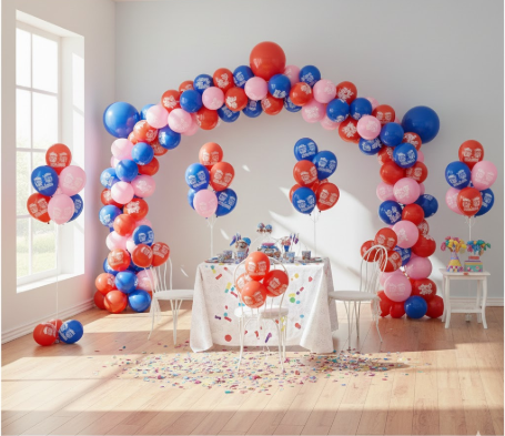 20 Balão festa Patrulha Canina Decoração Aniversário 8 Pol