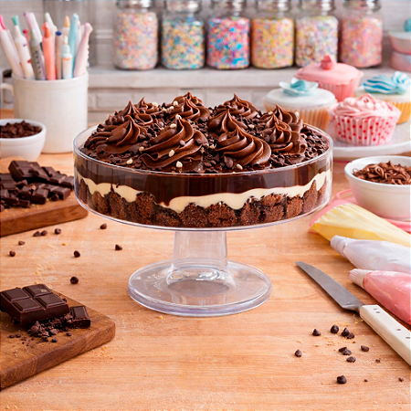 Taça Sobremesa Redonda acrílico exclusive 1,100ml decoração