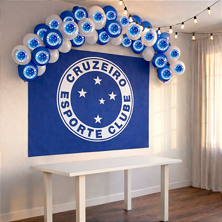 Kit festa Cruzeiro Decoração Aniversário Painel TNT + Balão