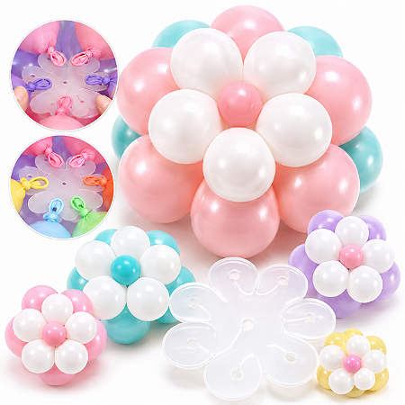 Kit 5 a 20 Suporte Flor Balão Arco Festa Decoração bexigas
