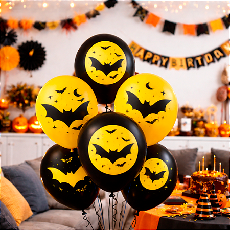 50 Bexigas balão n11 Decoração Morcego festa Batman aniversa