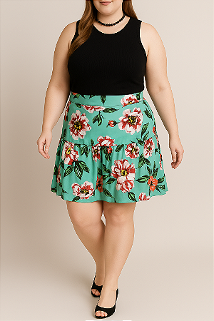 Saia Tiffany estampada