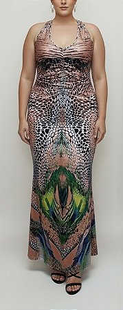 Vestido Longo costas vazadas