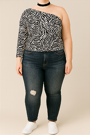 Manga única Animal Print