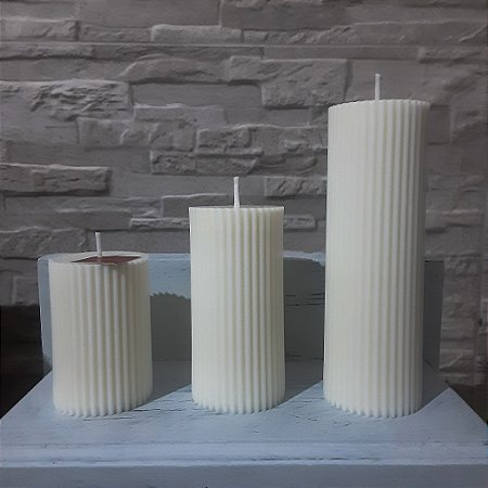 Combo Trio Vela Pilar Aromática