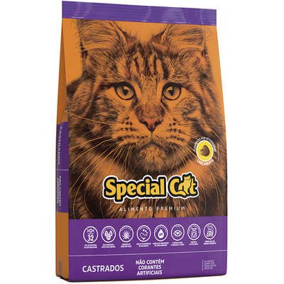 Ração Special Cat Castrados - 10,1kg Gatos Adultos