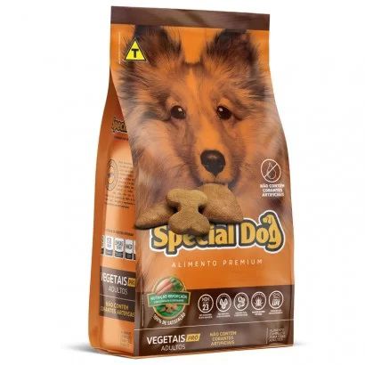 Ração Special Dog Vegetais PRO s/ corante - 20Kg Cães Adultos