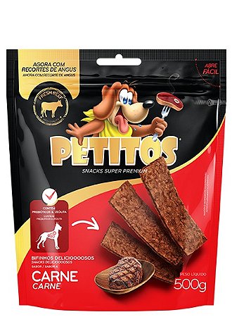 Bifinho de Carne Pacote 500G - Petitos