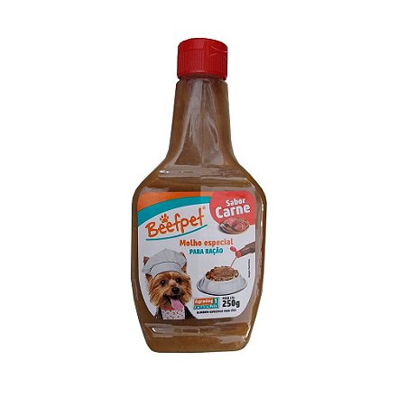 Molho para Ração de Cachorro-  Dog Beef Carne 250gr