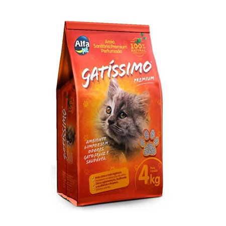 AREIA HIG. GATISSIMO - 4 KILOS