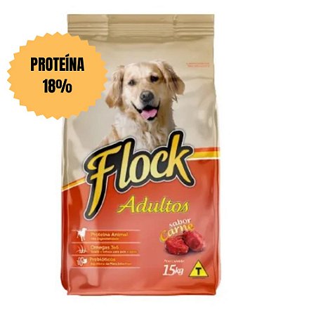 FLOCK ADULTO CARNE - 15 KILOS