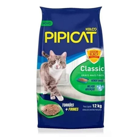 AREIA PIPICAT CLASSIC - PACOTE 12 KILOS