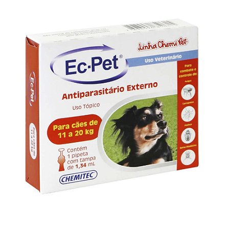 EC PET ANTI-PARASITARIO EXTERNO 1,34ML  11 A 20KG - CHEMITEC