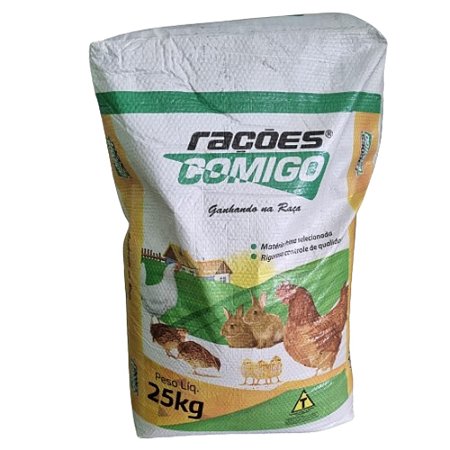 RAÇÃO AVES POEDEIRA DA ROÇA SACO 25 KILOS - COMIGO
