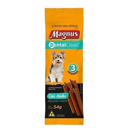 PETISCO DENTAL CLEAN ADULTO PORTE PEQUENO -54G - MAGNUS