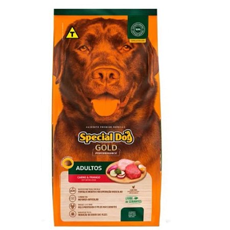 SPECIAL DOG GOLD PERFORMACE ADULTO CARNE E FRANGO -15 KILOS