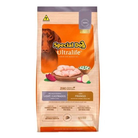 SPECIAL DOG ULTRALIFE RACAS PEQ. LIGHT CASTRADOS -15KG
