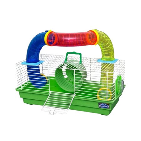 GAIOLA HAMSTER TUBOS DIVERTIDOS
