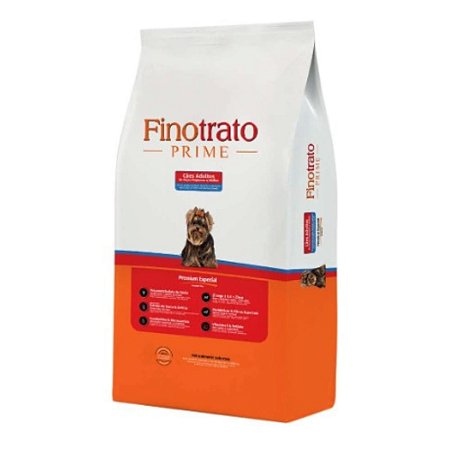 RAÇÃO FINOTRATO PRIME CÃES ADULTOS RAÇAS PEQUENAS E MÉDIAS-15 KG
