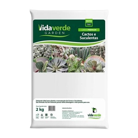 Substrato Cactos E Suculentas Vida Verde 2kg-Vida Verde