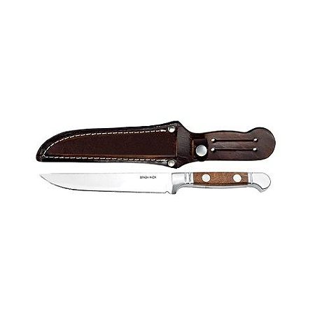 Faca cozinha alumínio/madeira 6″ com Bainha - Bianchi