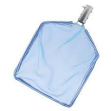 Peneira plástica para piscina c/ aro aço