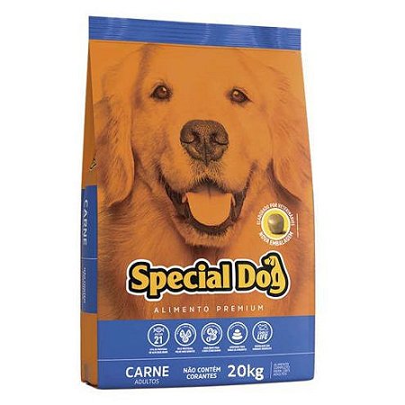 Ração Special Dog Carne - 20Kg Cães Adultos