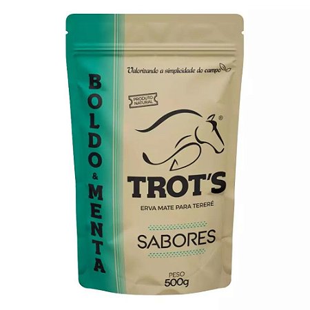Erva mate para Tereré Boldo e Menta - Trots