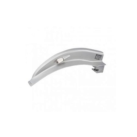 Lâmina Laringoscópio Inox Convencional LED Curva Scope Medical