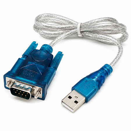 Cabo Conversor USB para Serial RS232 DB9 - Chipset CH340 (1 Metro)