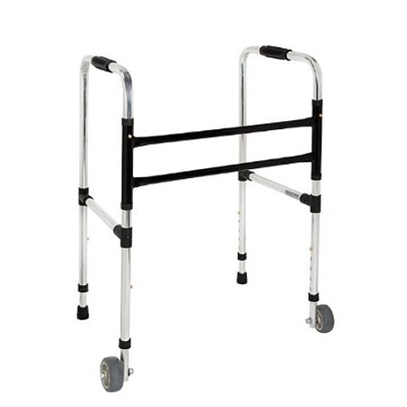 Andador Adulto Alumínio com Rodízios Dobrável