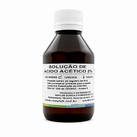 Ácido Acético 2% para Cromoendoscopia Renylab 100mL