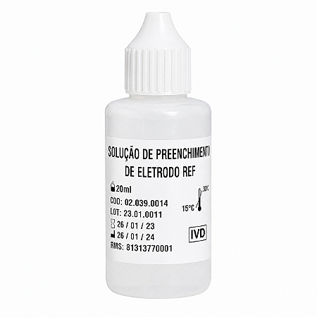 Solução de Preenchimento Eletrodo Referencial Max Ion 20mL Medmax