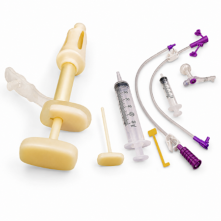 Botton de Gastrostomia Blenta 24 FR x 4,4 cm Silicone Sem Balão
