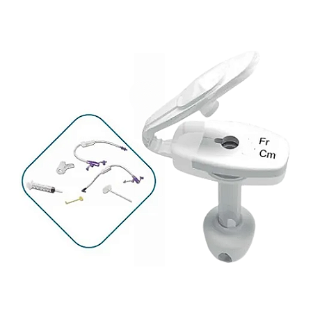 Botton de Gastrostomia Blenta 24 FR x 4,4 cm Sem Balão