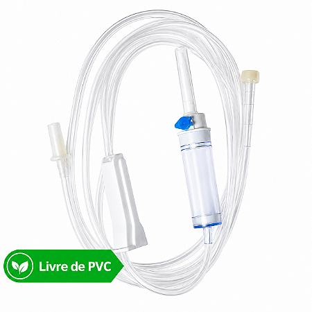 Equipo para Bomba Universal Livre de DEHP 2,44m (Antifluxo Livre)