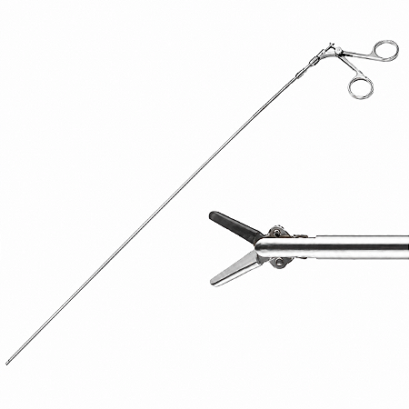 Tesoura Rígida Shenda 5Fr x 340mm (1,7mm) - Inox 304 Ref. X5302