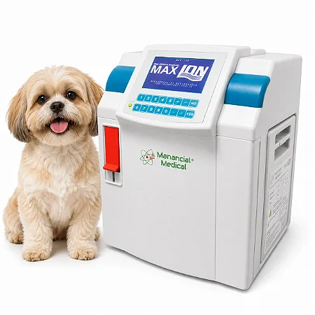 Analisador de Eletrólitos Veterinário Max Ion VET 5 Parâmetros ISE