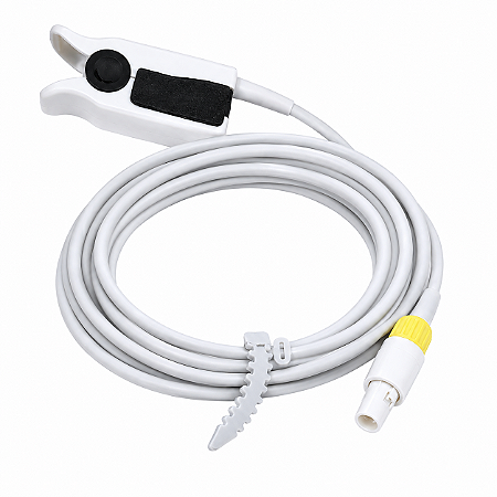Sensor SpO2 Adulto Clipe 5 Pinos Compatível Prolife Biolight Fokkos