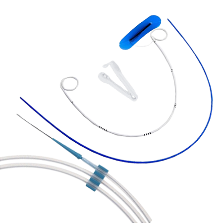Kit Cateter Duplo J 6Fr x 26cm com Fio Guia Ptfe