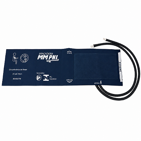Braçadeira Compatível MM PNI Adulto 25-35cm 2 Vias Manguito Removível