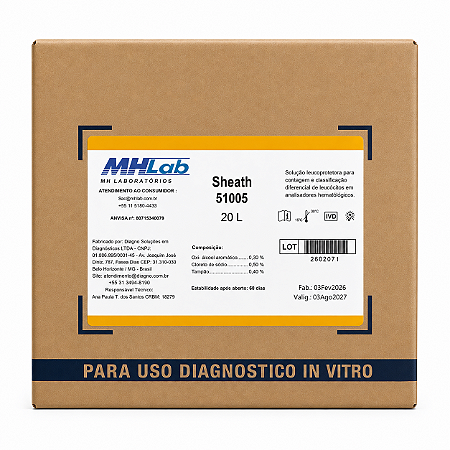 Solução Leucoprotetora Sheath URIT 5-Diff 20L