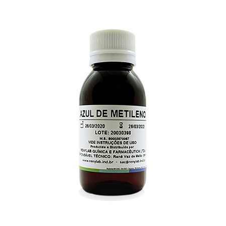 Corante Azul de Metileno Frasco de 60mL Renylab