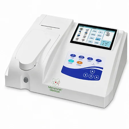 Analisador Bioquímico Semiautomático MaxBio 300 Sistema Aberto Touch Screen