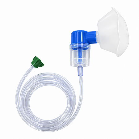 Micronebulizador para Oxigênio com Extensão 1,5m Protec - Adulto e Infantil