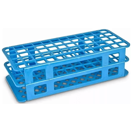 Estante com 60 furos de 16mm Azul